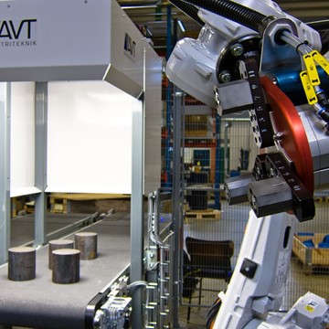 Robot vision maskinbetjäning